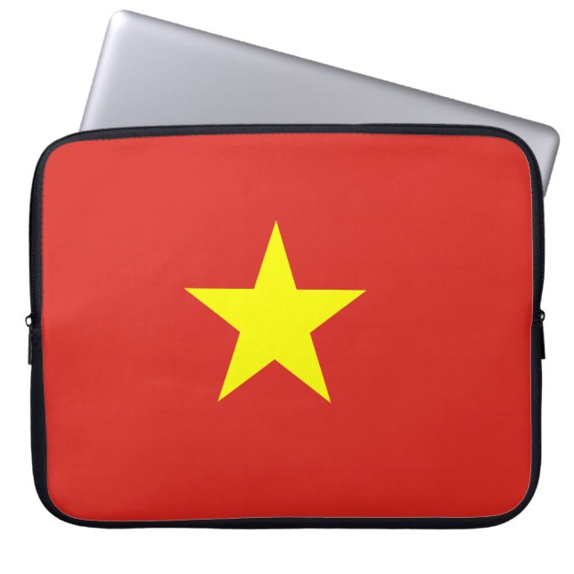 Vietnam flag laptop sleeve (Front)