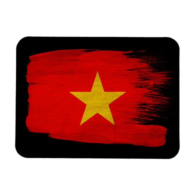 Vietnam Flag Magnet (Horizontal)