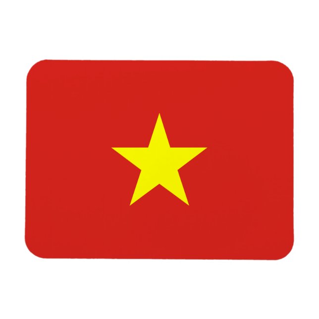 Vietnam Flag Magnet (Horizontal)