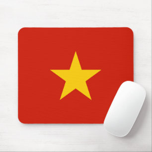 Vietnam flag mouse pad