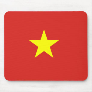 Vietnam flag mouse pad