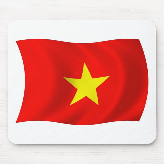 Vietnam Flag Mousepad (Front)