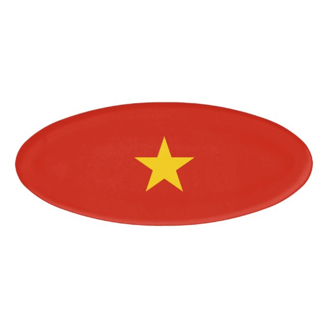 Vietnam flag name tag (Front)