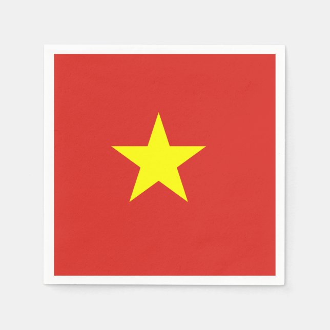 Vietnam flag napkin (Front)