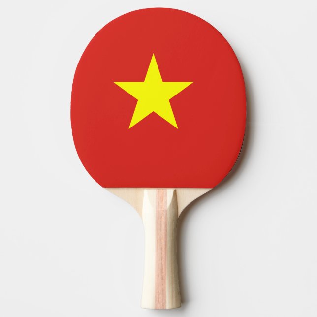 Vietnam flag ping pong paddle (Front)