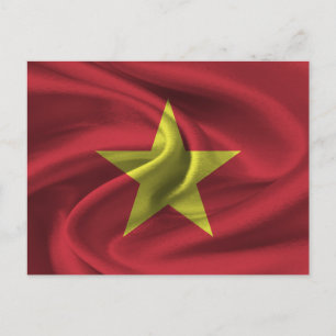 Vietnam Flag Postcard