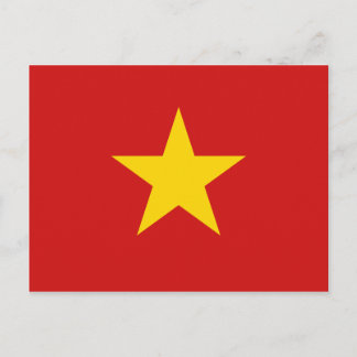 Vietnam Flag Postcard