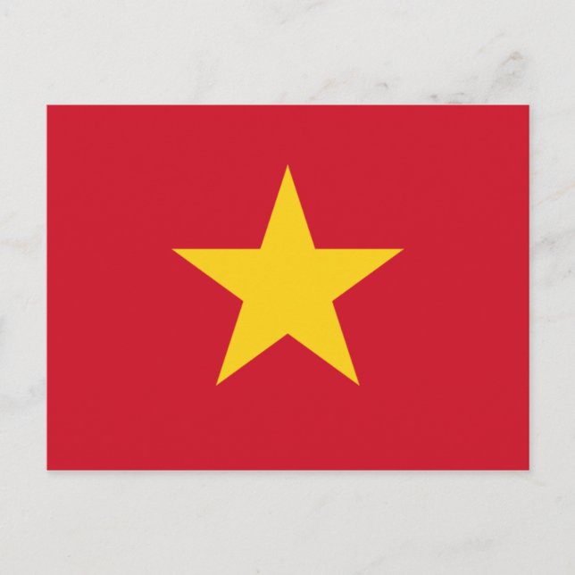 vietnam flag postcard (Front)