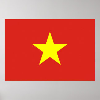 Vietnam Flag Poster