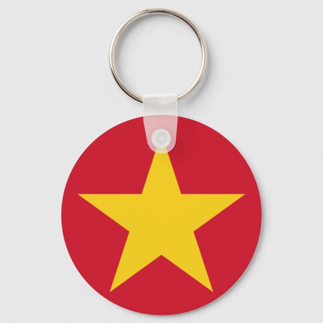 Vietnam Flag Shirt Keychain (Front)