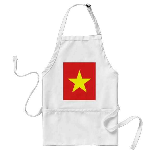 Vietnam Flag Star Apron (Front)