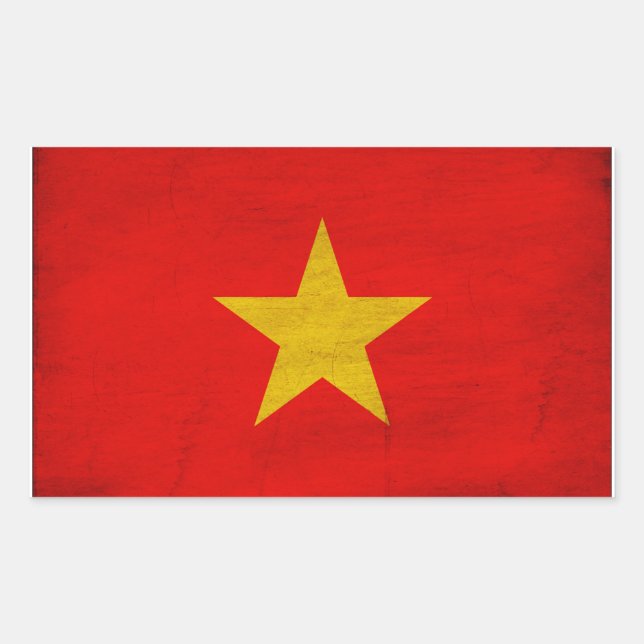 Vietnam Flag Sticker (Front)