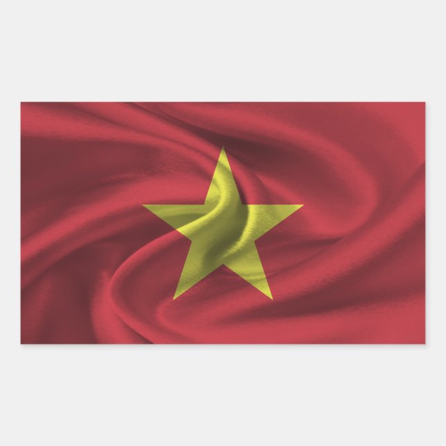 Vietnam Flag Sticker (Front)