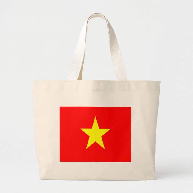 Vietnam flag tote bags (Front)