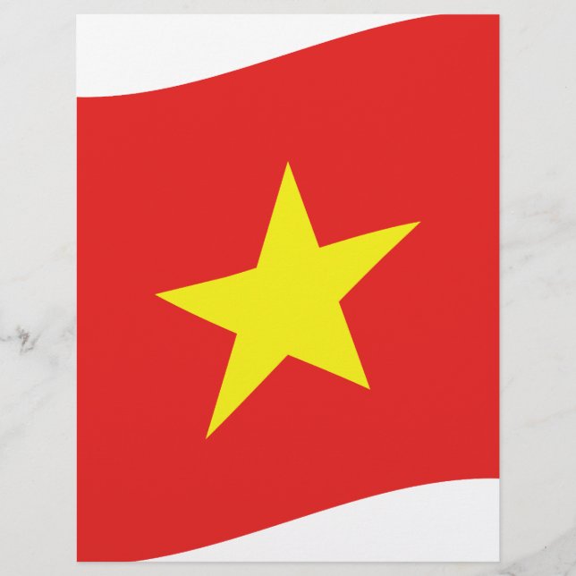 Vietnam Flag Wave (Front)