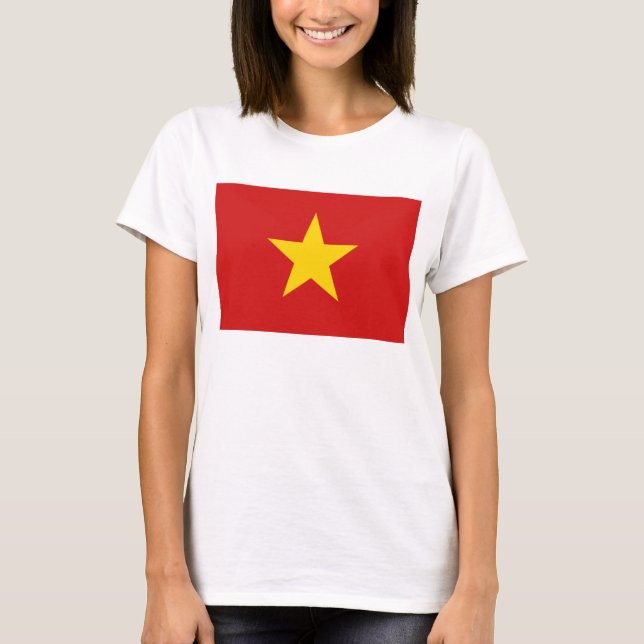 Vietnam Flag x Map T-Shirt (Front)