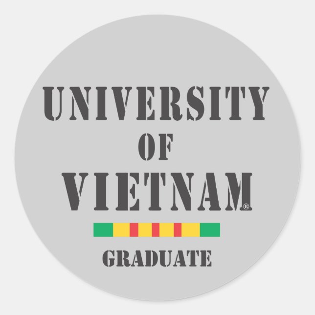 Vietnam graduate stencil sticker (Front)