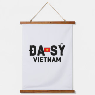 Vietnam hanoi da sy  hanging tapestry