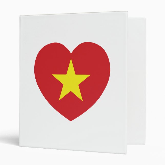 Vietnam Heart Flag Binder (Front/Inside)