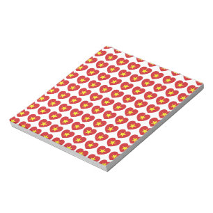 Vietnam Heart Flag Notepad