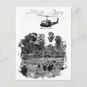Vietnam Huey Landing Postcard