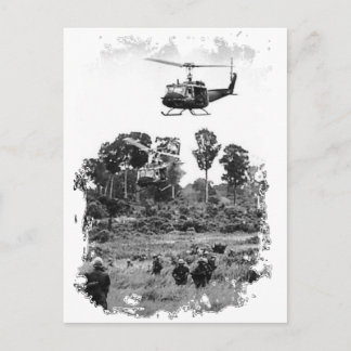 Vietnam Huey Landing Postcard
