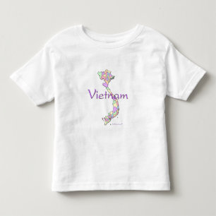 Vietnam Map Toddler T-shirt