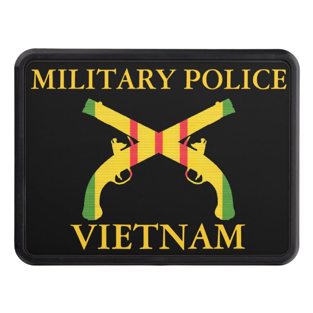 Vietnam Military Police Insignia Hitch Cover (Front)