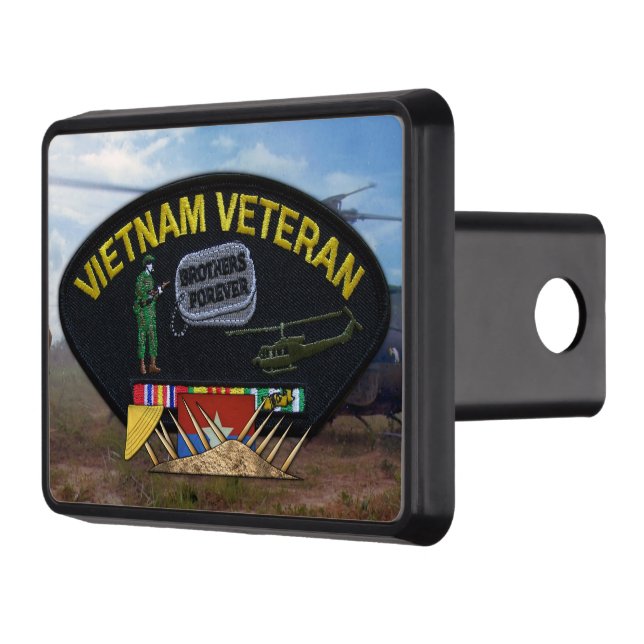 Vietnam nam war veterans vets hitch cover (Left)