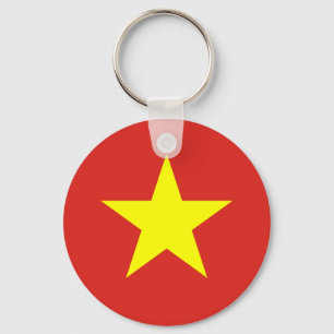 Vietnam National World Flag Keychain