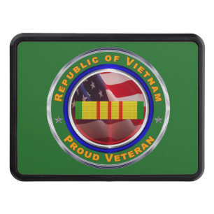 Vietnam Proud Veteran   Trailer Hitch Cover