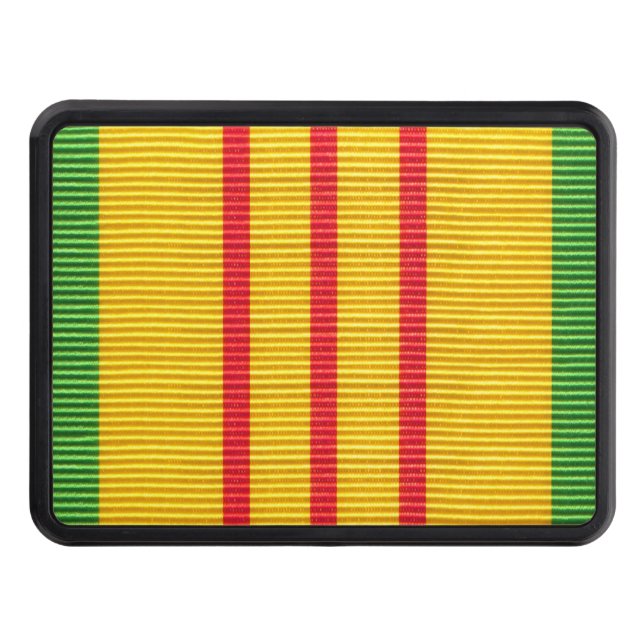 Vietnam Service Medal Ribbon Hitch Cover (Front)