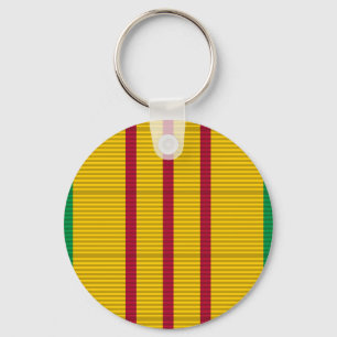 Vietnam Service Medal ribbon Keychain