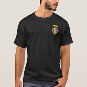 VIETNAM SERVICE RIBBON ABOVE PURPLE HEART MILITARY T-Shirt