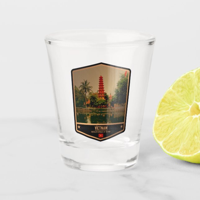 Vietnam Shot Glass (Front)