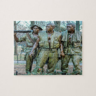 Vietnam Soldiers Memorial Washington Jigsaw Puzzle