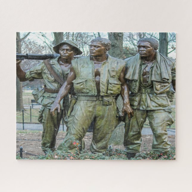 Vietnam Soldiers Memorial Washington Jigsaw Puzzle (Horizontal)