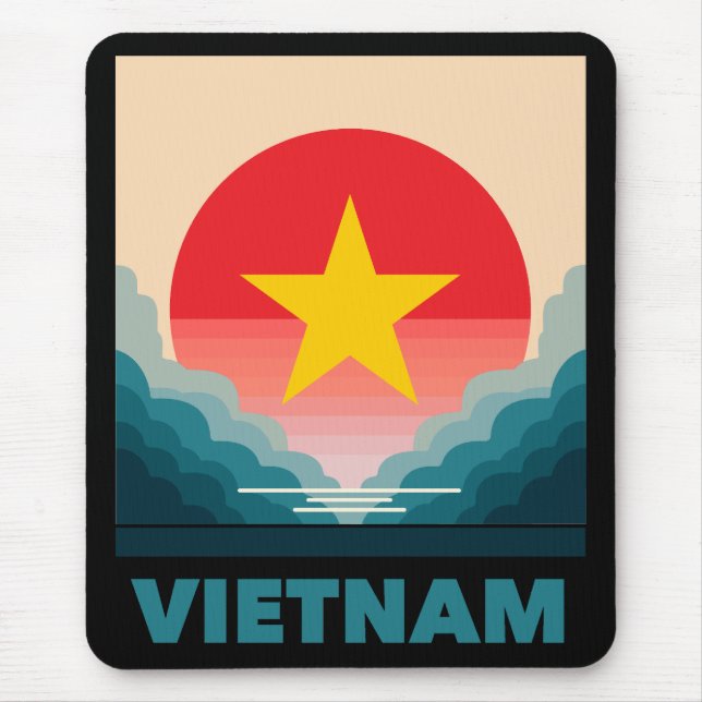 Vietnam Southeast Asia Mouse Pad (Front)
