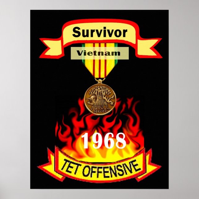 Vietnam Tet Offensive Survivante Poster (Devant)
