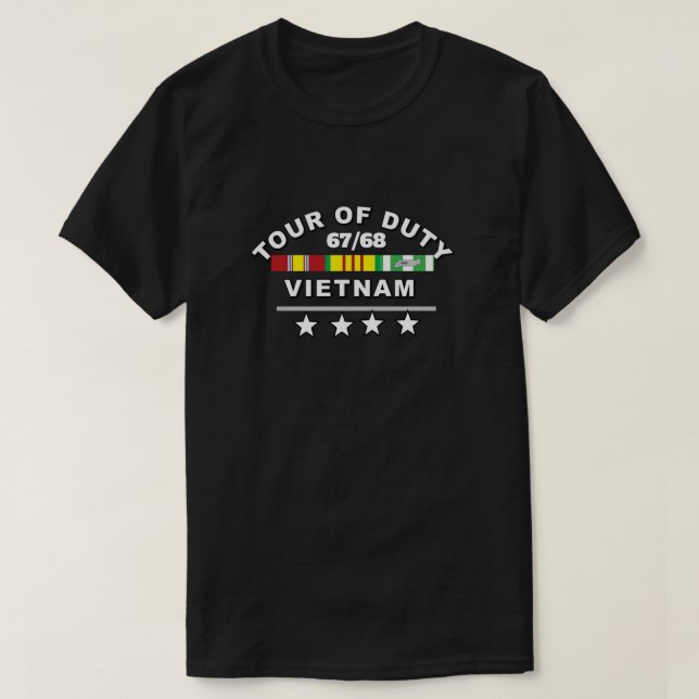 VIETNAM TOUR OF DUTY 67 T-Shirt (Design Front)