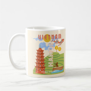 Vietnam Travel Art Coffee Mug