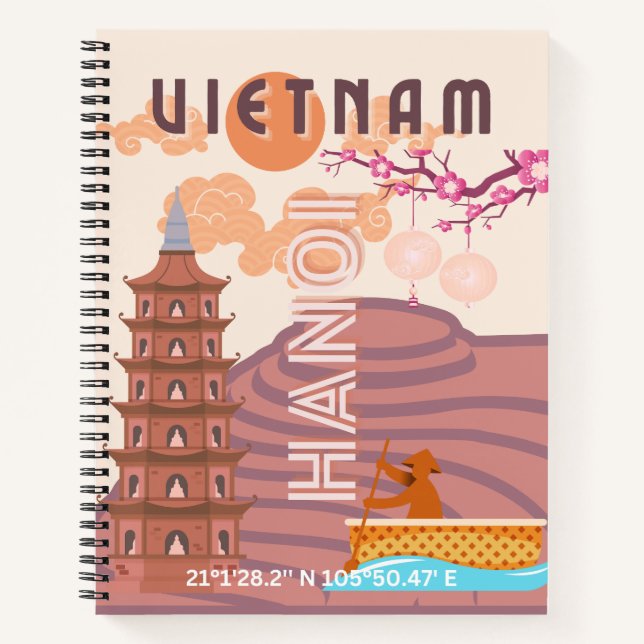 Vietnam Travel Art Notebook (Front)