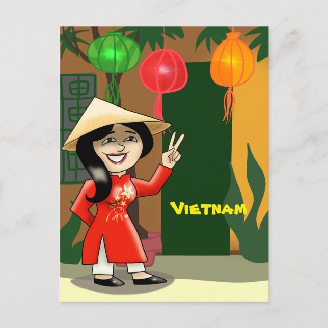 Vietnam Travel Postcard (Front)
