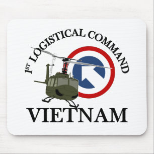 Vietnam Vet - 1st Log Cmd Mouse Pad
