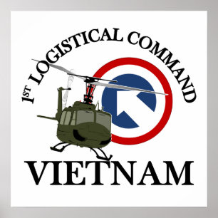 Vietnam Vet - 1st Log Cmd Poster