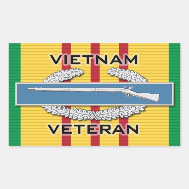 Vietnam Vet CIB Sticker (Front)