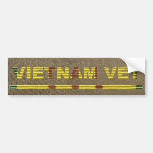 Vietnam Vet on OD Bumper Sticker