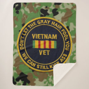 VIETNAM VET SHERPA BLANKET