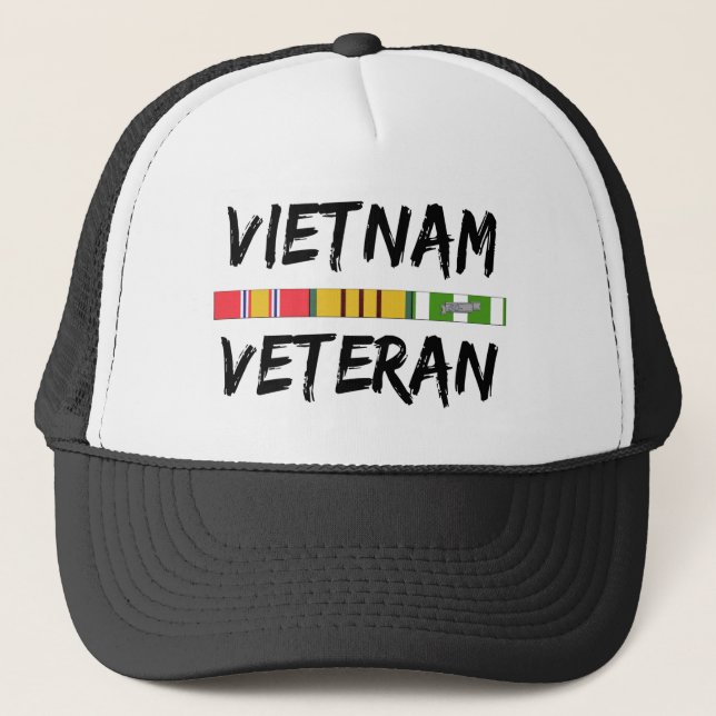 vietnam vet trucker hat (Front)