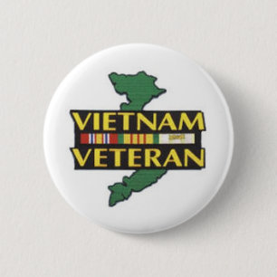 Vietnam Veteran 2 Inch Round Button